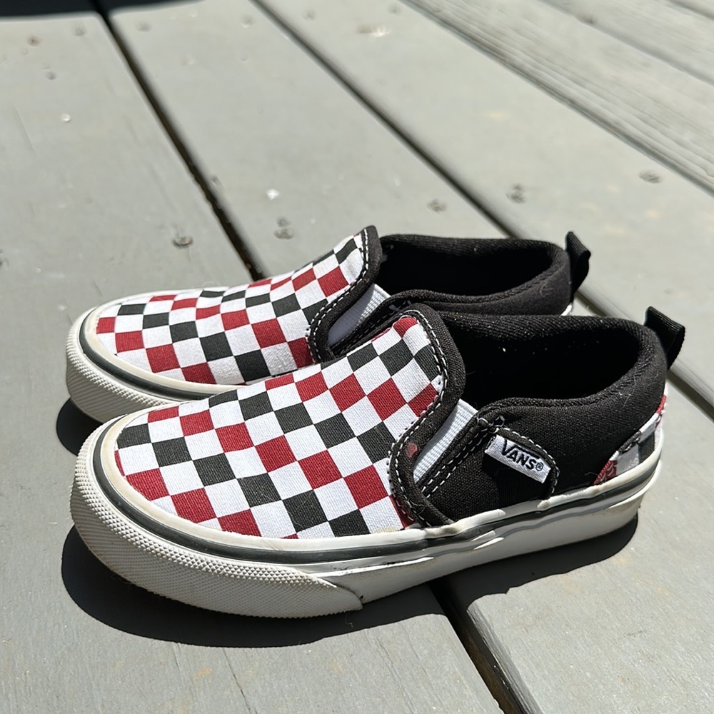 Checkered Vans Slip-on sneakers
